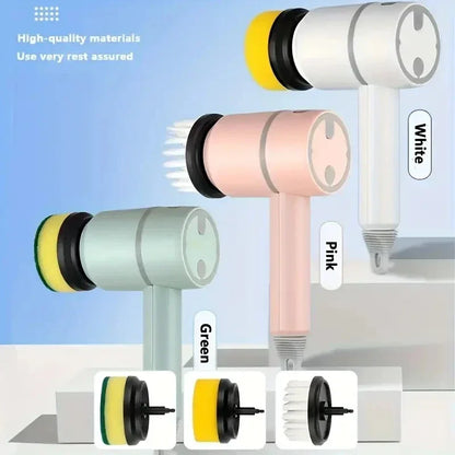 3-in-1 Electric Spin Scrubber Cordless Handheld Power Cleaning Brush - Ninjanew