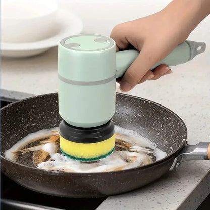 3-in-1 Electric Spin Scrubber Cordless Handheld Power Cleaning Brush - Ninjanew