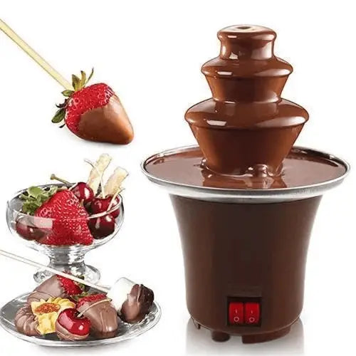 3 Layer Chocolate Fountain Melting Tower