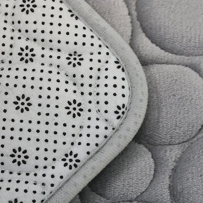 3-Piece Solid Color Simple Bathroom Mat Set Water-Absorbent, Non-Slip, Soft Microfiber - Ninjanew