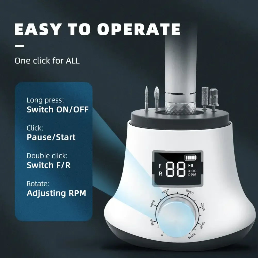 35000 RPM Professional Nail Drill - Ninjanew