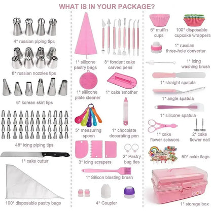 359-Piece Cake Decorating Supplies Set - Ninjanew