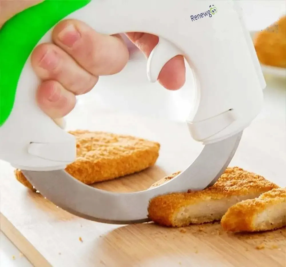 360 Knife Cutter Rolling Pizza Knife - 