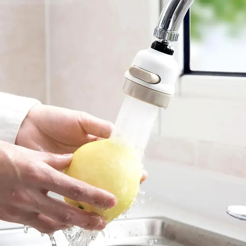 360 Rotating Faucet Extender Flexible Faucet Sprayer Head - 