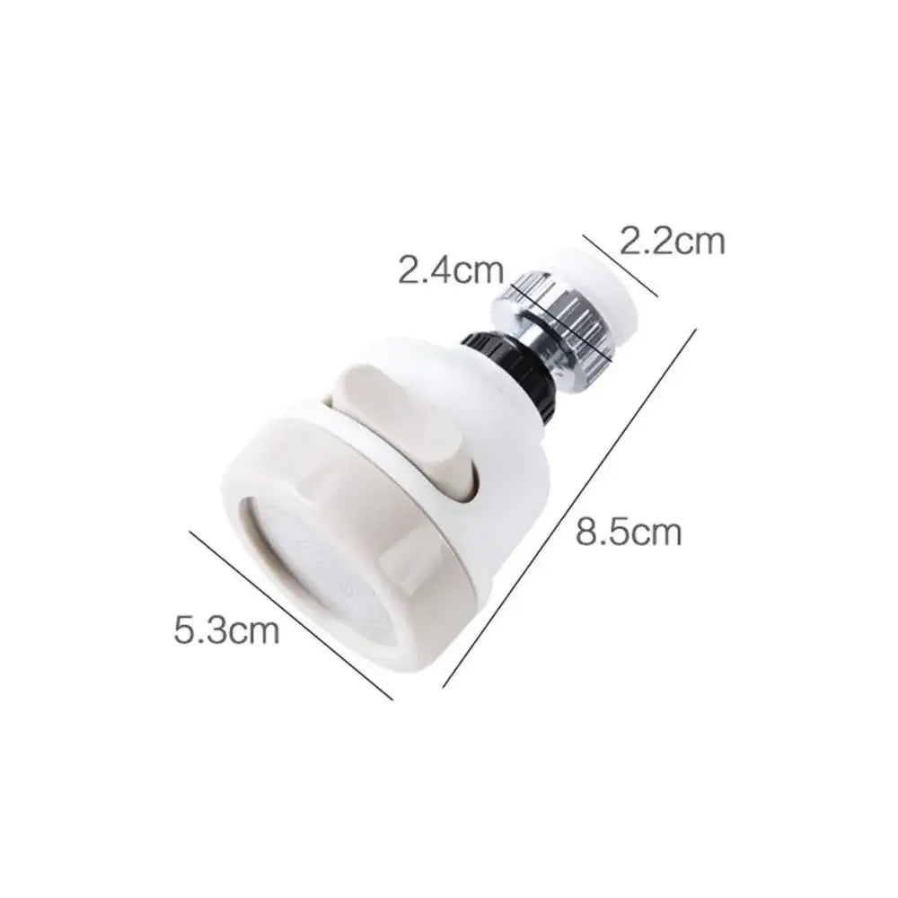 360 Rotating Faucet Extender Flexible Faucet Sprayer Head - 