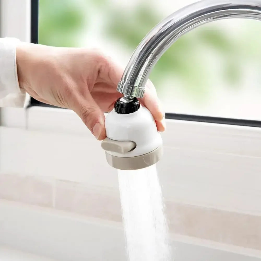 360 Rotating Faucet Extender Flexible Faucet Sprayer Head - 