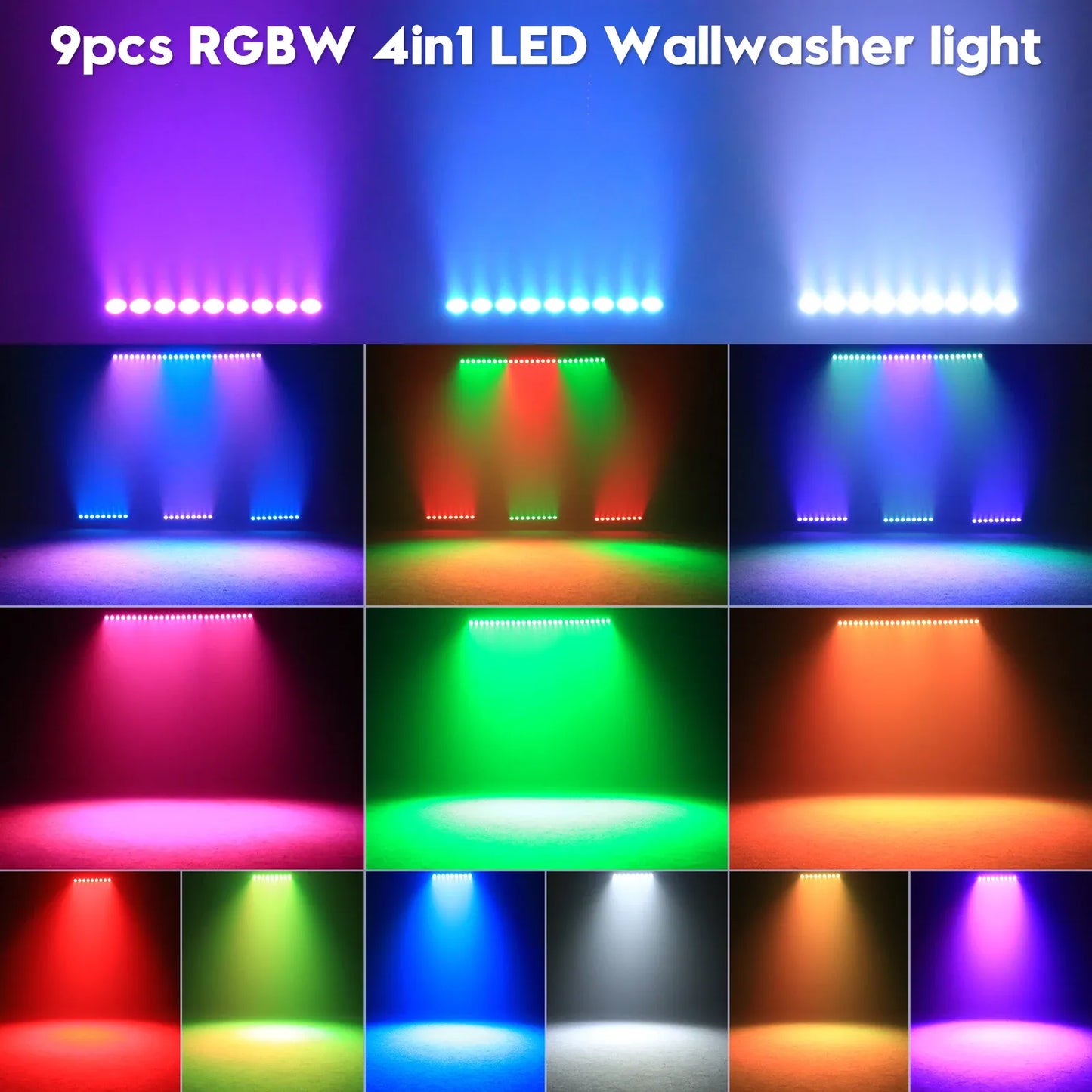 36W RGBW 4-in-1 LED Wall Wash Light Bar