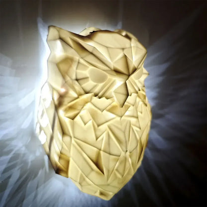 3D Animal Wall Silhouette Lamp Owl & Eagle Shape Atmosphere Projector - Eagle