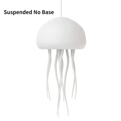 3D Movable Jellyfish Smart Lamp Voice Control RGB Anime Night Light - Suspended No Base