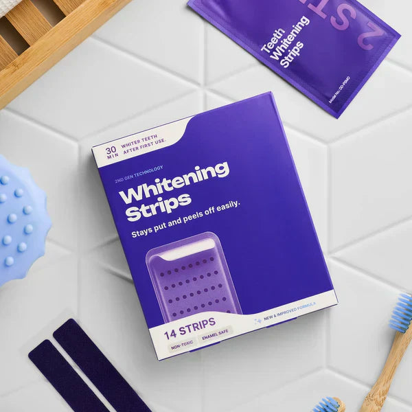 Purple Teeth Whitening Strips