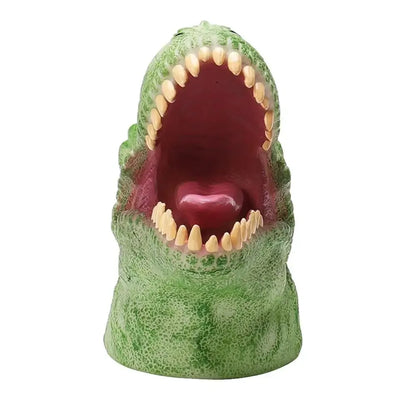 Colorful T-Rex light with dinosaur mouth toy display