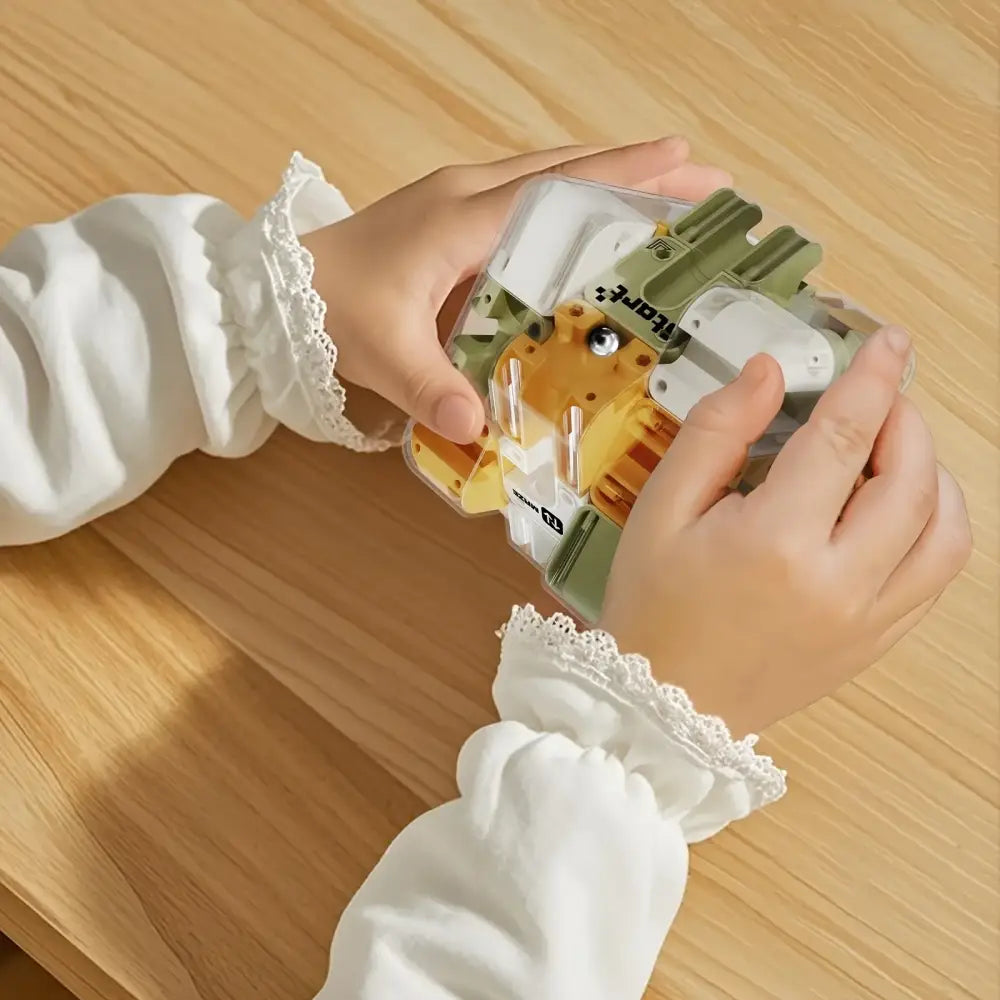3D Maze Magic Cube Six-sided Transparent Rolling Puzzle
