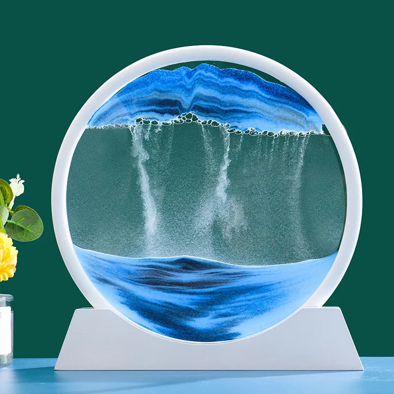 3D Moving Sand Art Lamp Led Night Light