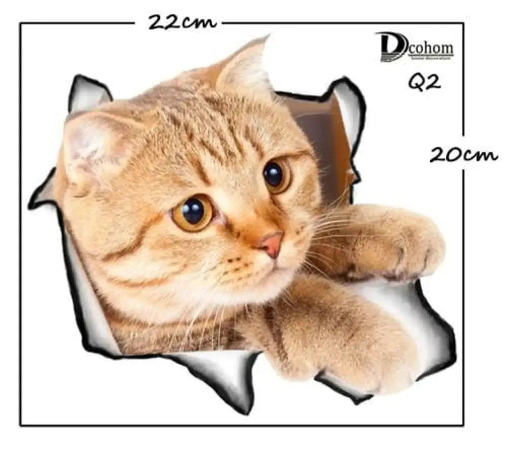 3D Pet Sticker - Q2