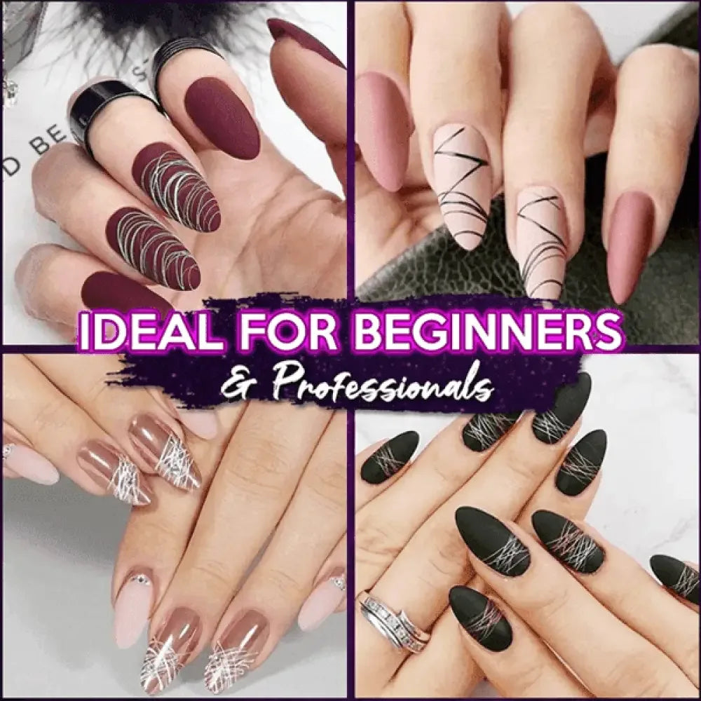 3D Spider Nail Gel - BLUE + BLACK + WHITE
