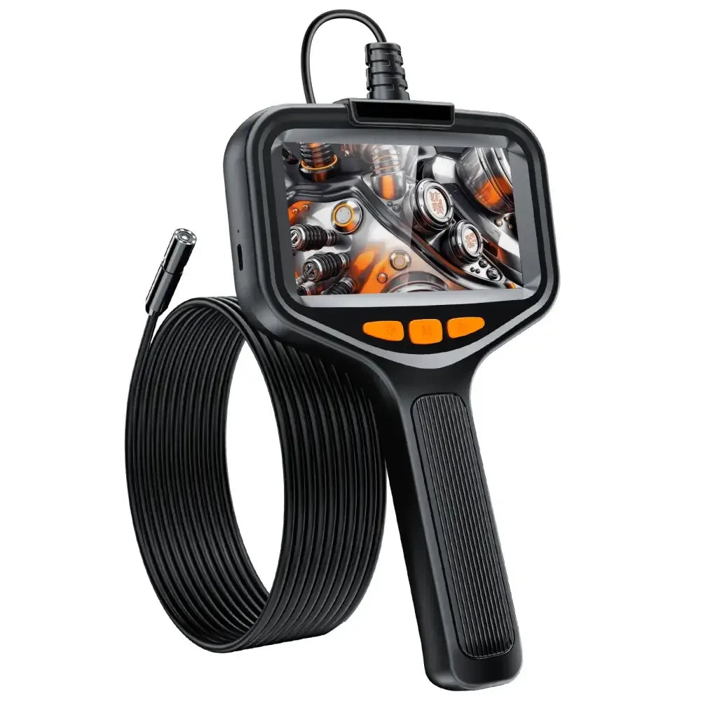 4.3'' LCD Digital Handheld Borescope 1080P IP67 Waterproof Inspection Camera with 8 LED Lights - 2m