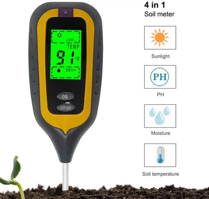 4 in 1 Digital Soil Testing Instrument - 