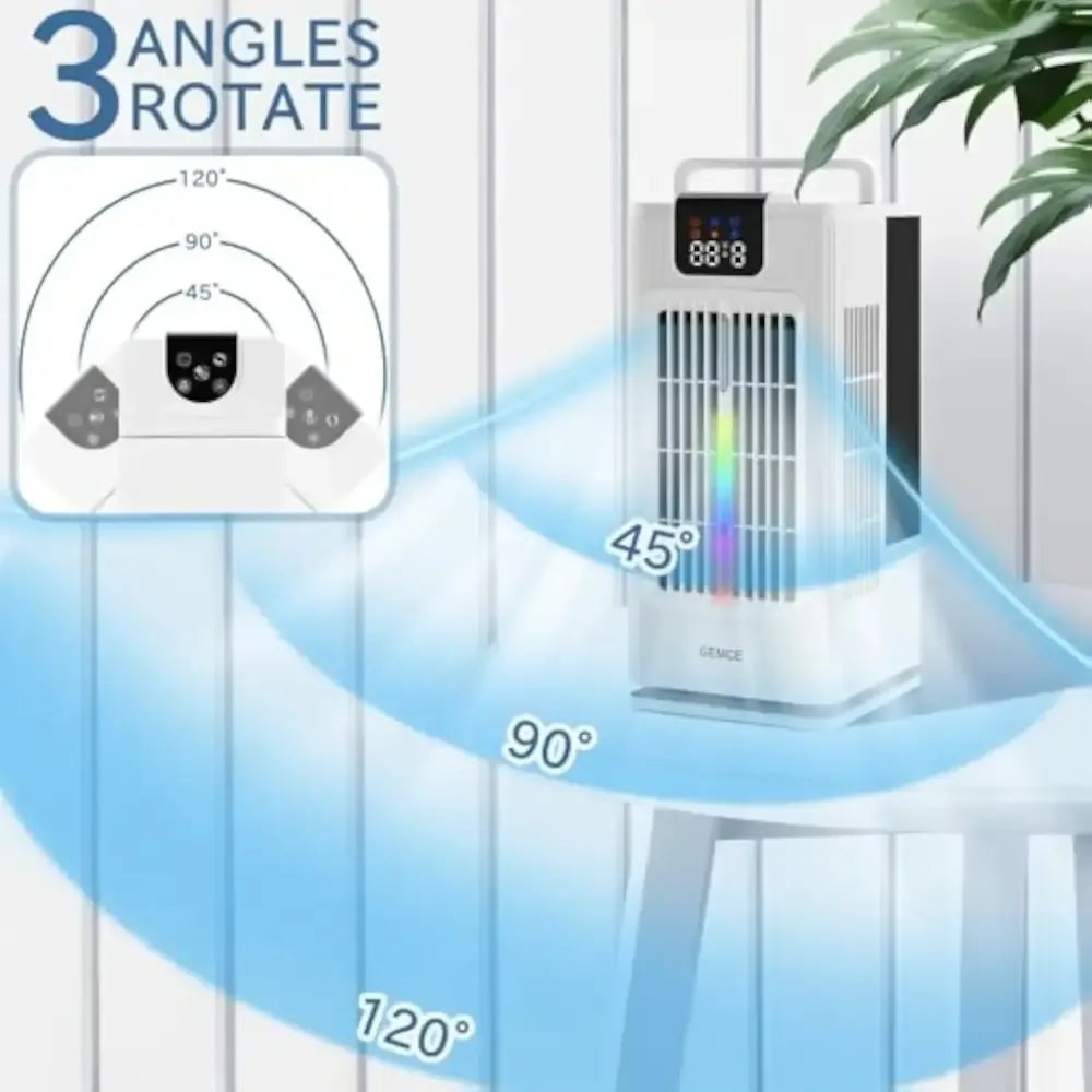4-in-1 Portable Air Conditioner Fan with Humidifier - 
