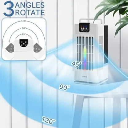 4-in-1 Portable Air Conditioner Fan with Humidifier - 