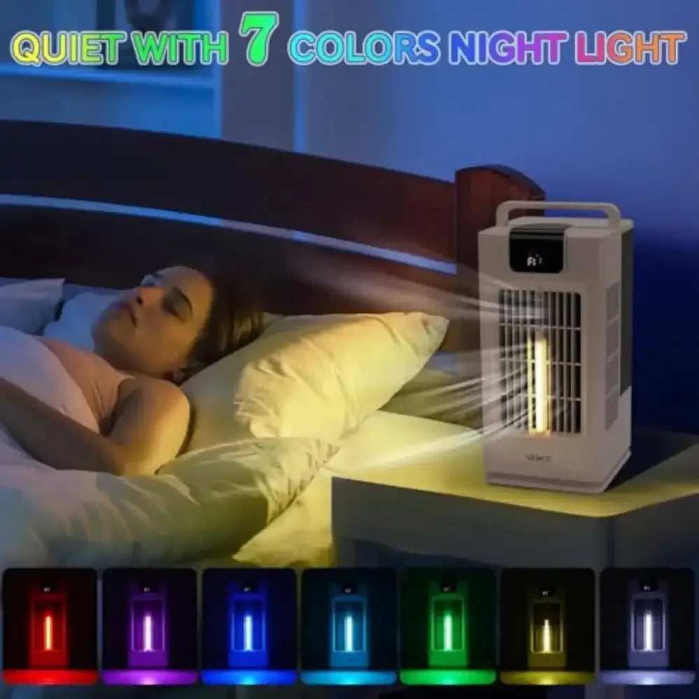 4-in-1 Portable Air Conditioner Fan with Humidifier