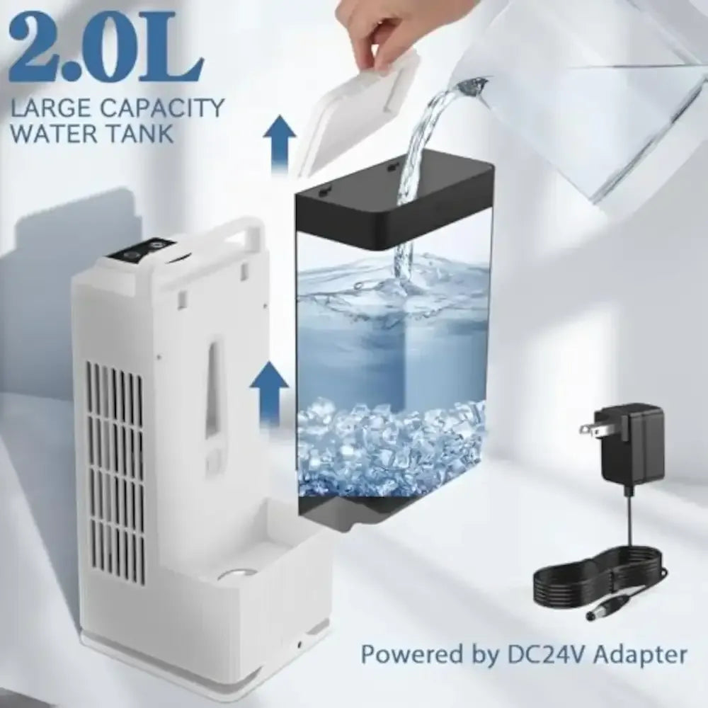 4-in-1 Portable Air Conditioner Fan with Humidifier - 