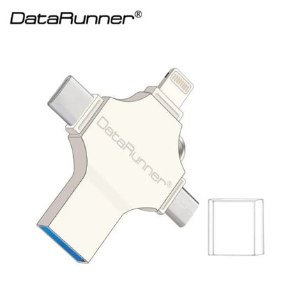 4 in 1 USB Drive - 16GB / Silver