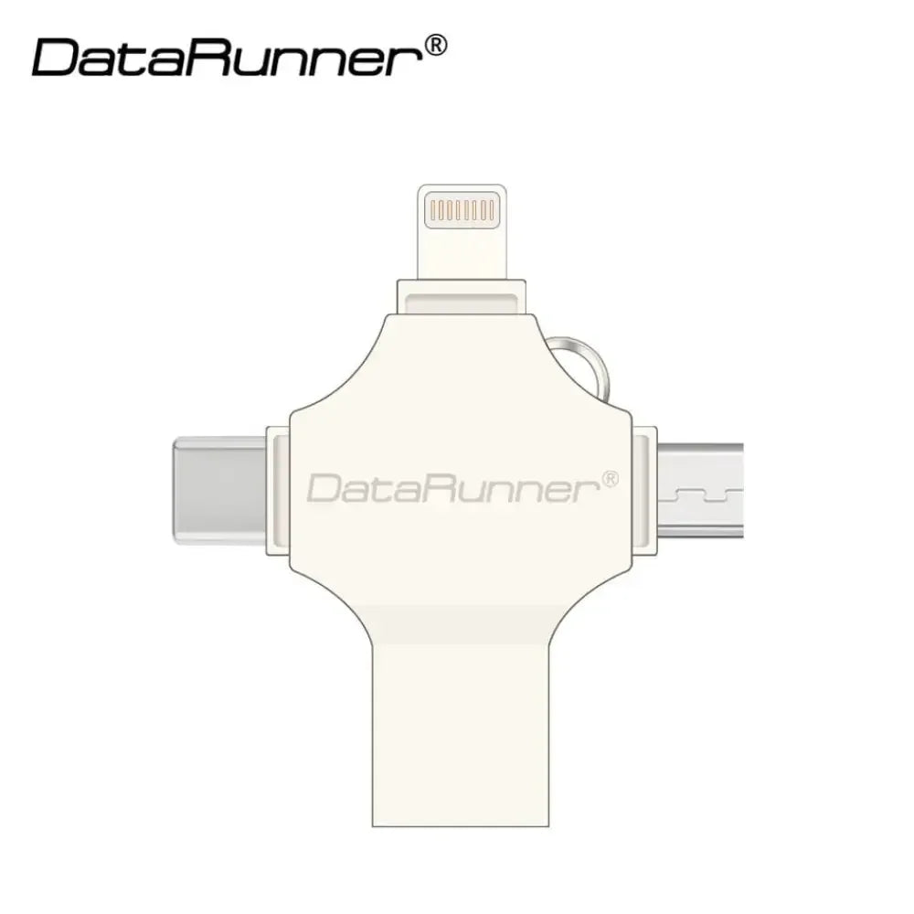 4 in 1 USB Drive - 16GB / Silver