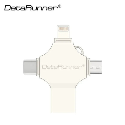 4 in 1 USB Drive - 16GB / Silver