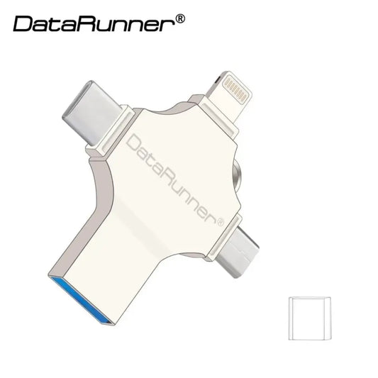 4 in 1 USB Drive - 16GB / Silver