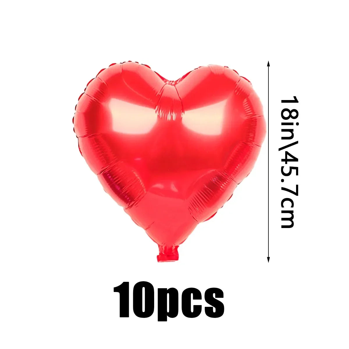 407pcs Love Balloon & Rose Petal Set Valentine's Anniversary Decoration - 