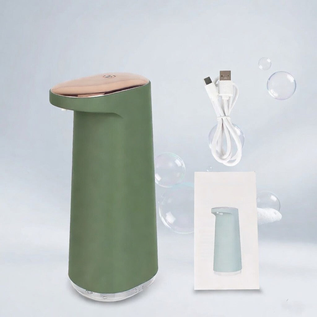 450ML Automatic Foaming Soap Dispenser Touchless Rechargeable Hand Washer