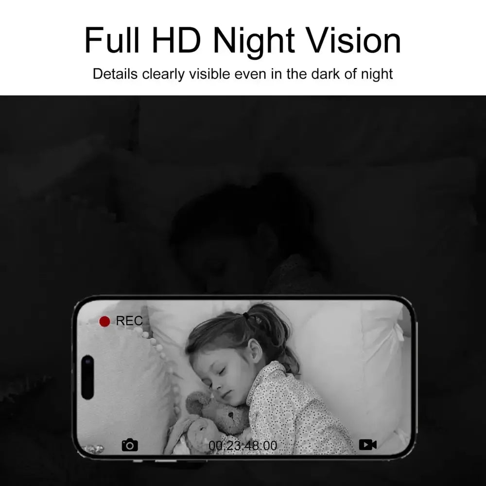 4K Wireless Security Camera Alarm Clock - 