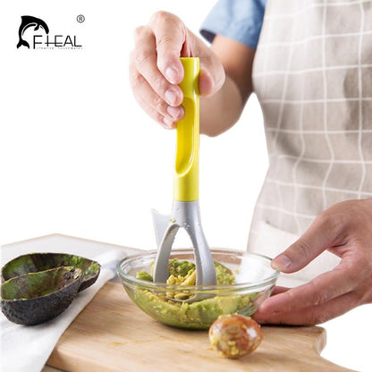 5-in-1 Multi-Function Avocado Slicer & Masher | Safe, All-in-One Tool for Avocado, Apple, and Pear