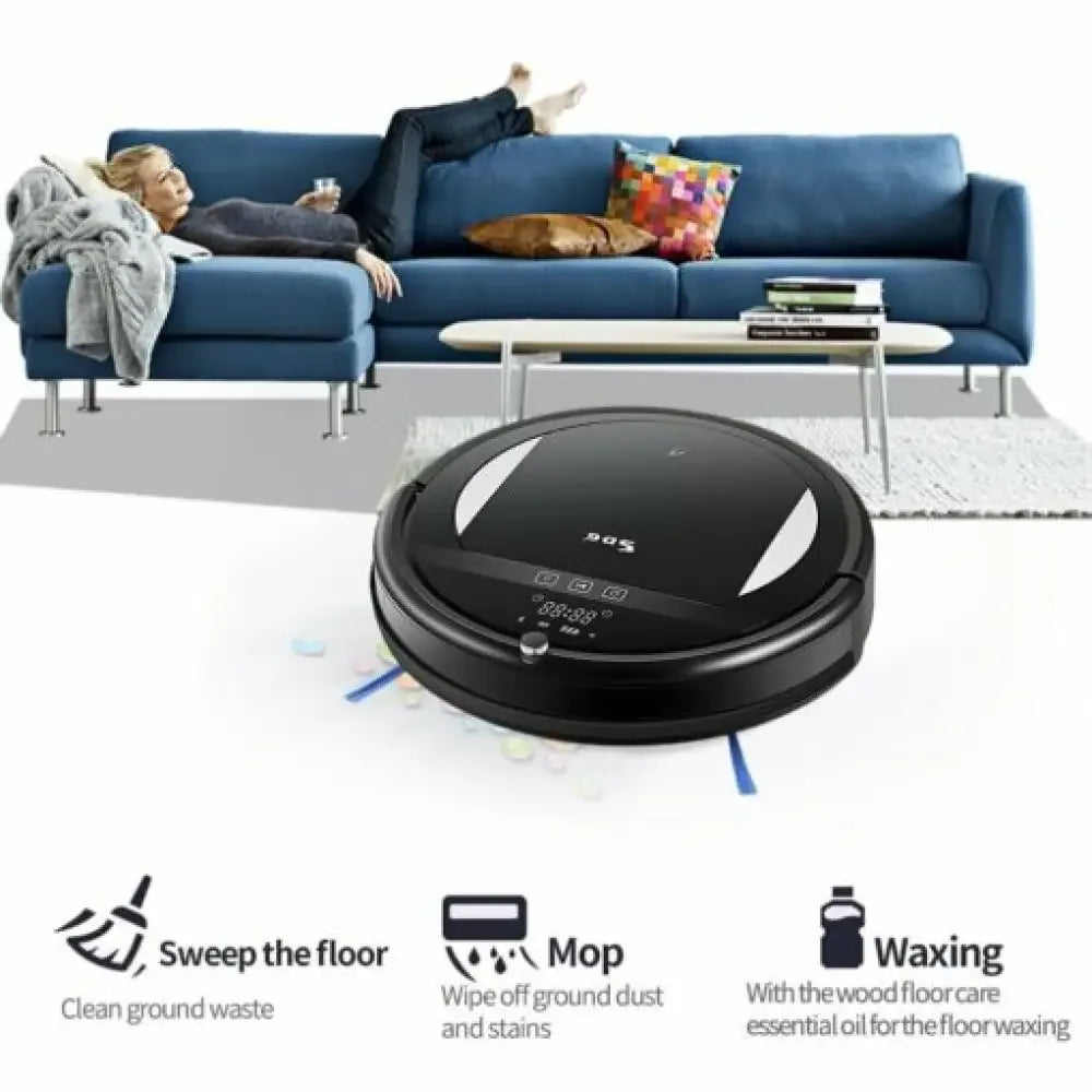 5-IN-1 Smart Robot Vacuum, Mopper & Sweeper - 