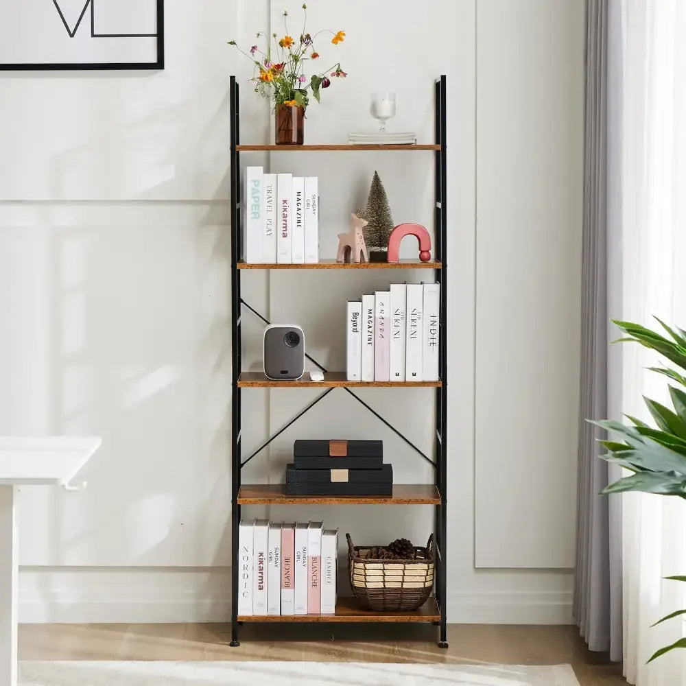 5-Tier Modern Bookshelf