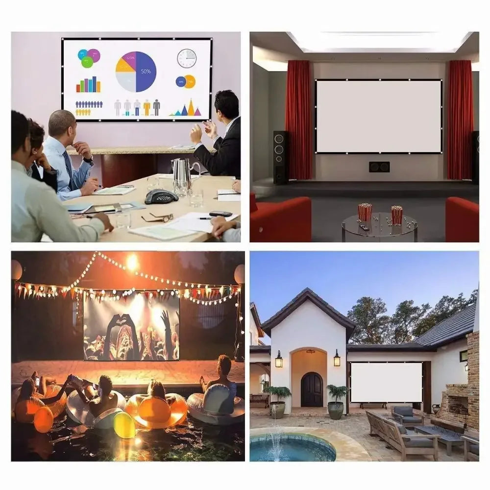 60 to 150 Inch Portable Outdoor Movie Screen - 72 inch
