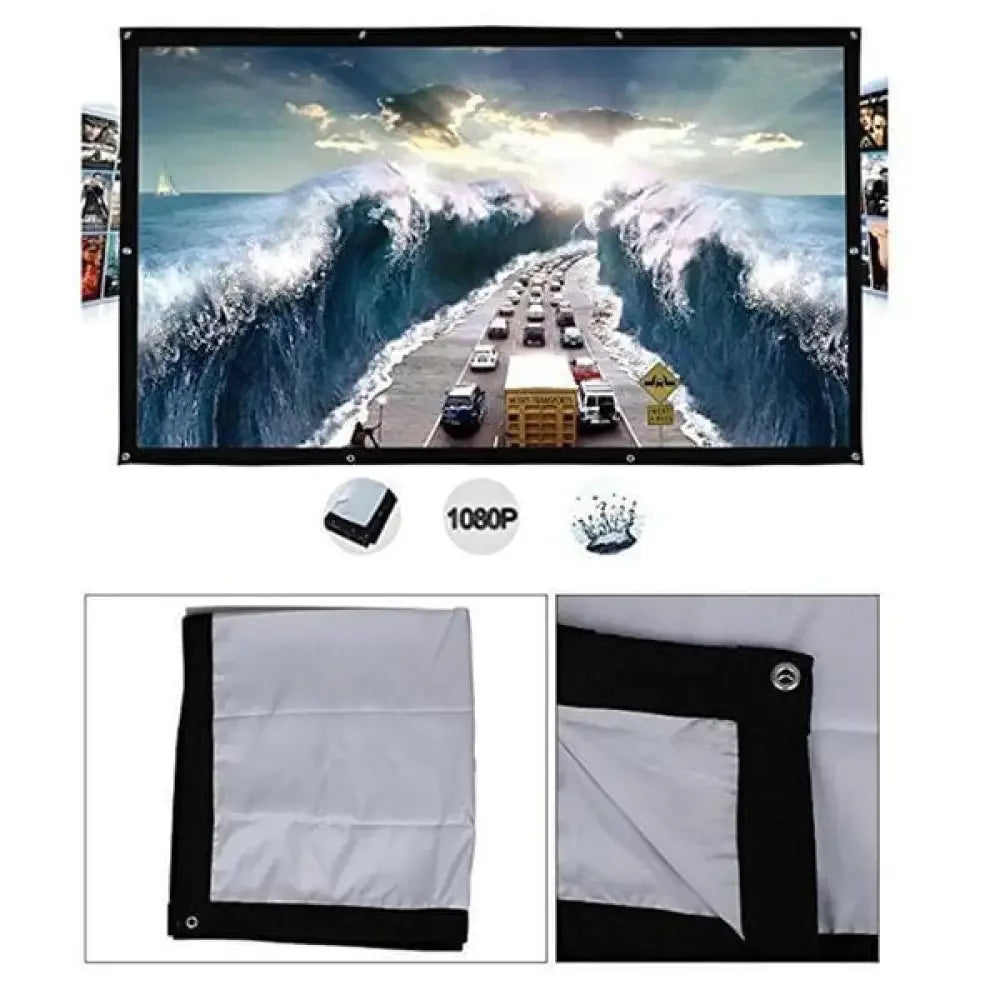60 to 150 Inch Portable Outdoor Movie Screen - 72 inch