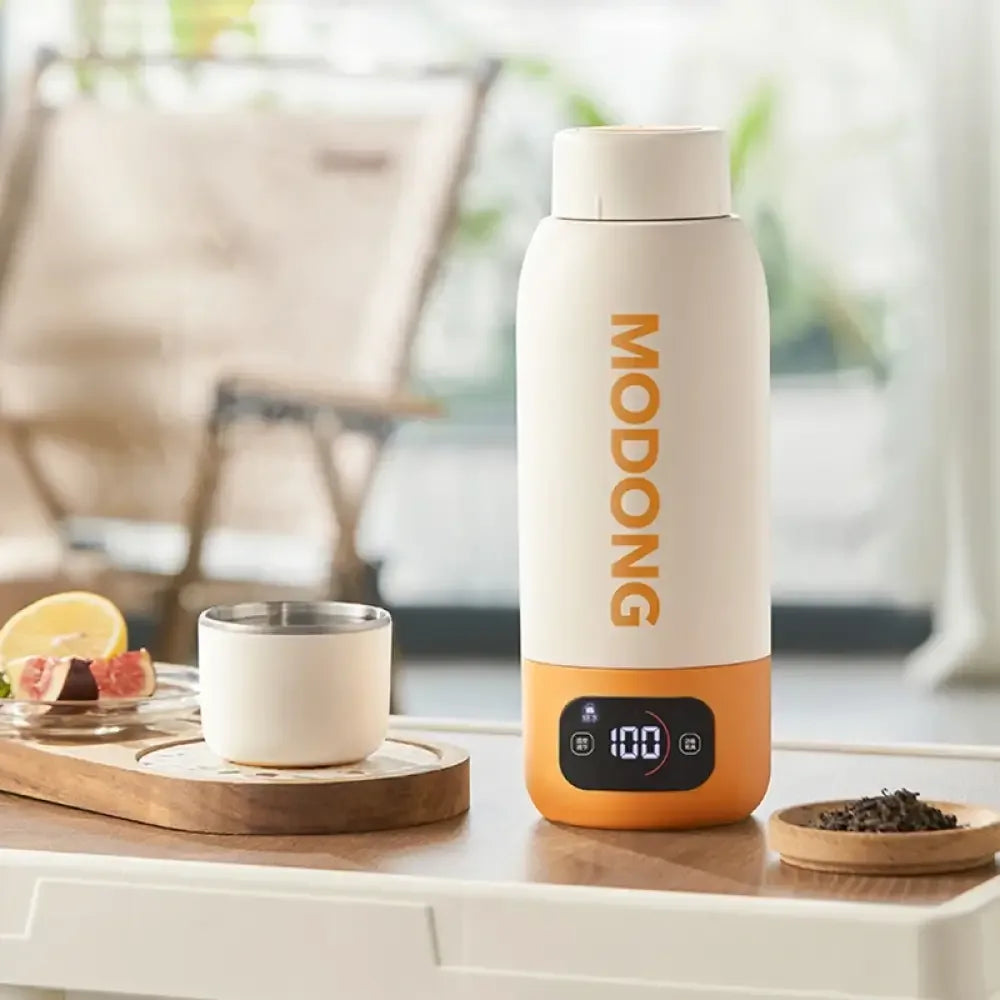 600ML Electric Boiling Water Pot - Orange