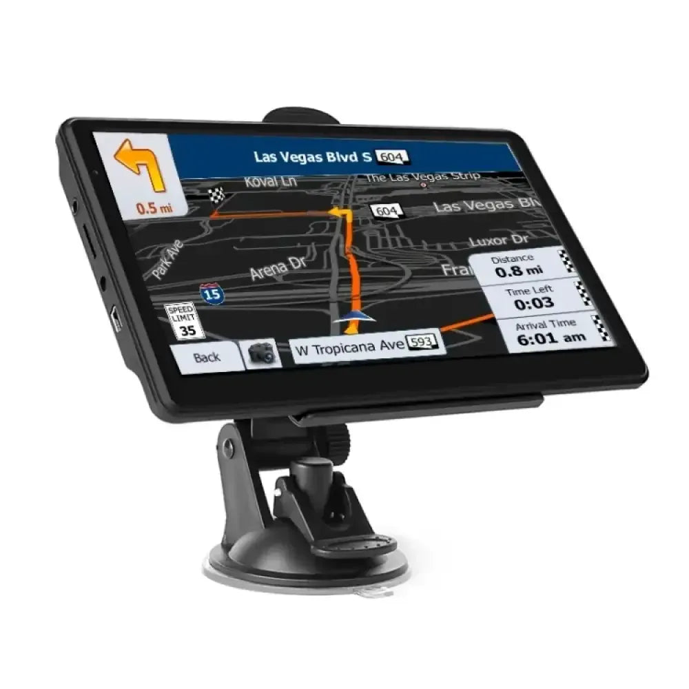 7-Inch GPS Navigation System for Cars & Trucks – Preloaded Maps with Lifetime Updates - 