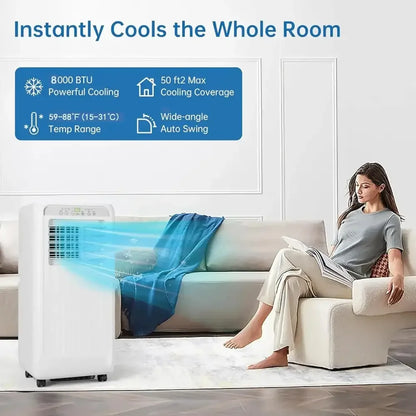 8000 BTU Portable Air Conditioner - 