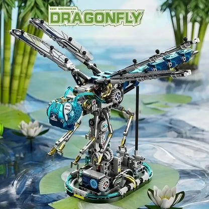 866PCS MOC Mechanical Dragonfly Building Blocks Kit STEM Construction Toy for Adults & Teens - 