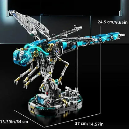 866PCS MOC Mechanical Dragonfly Building Blocks Kit STEM Construction Toy for Adults & Teens - 