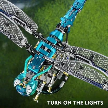 866PCS MOC Mechanical Dragonfly Building Blocks Kit STEM Construction Toy for Adults & Teens - 