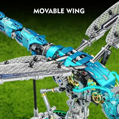 866PCS MOC Mechanical Dragonfly Building Blocks Kit STEM Construction Toy for Adults & Teens - 