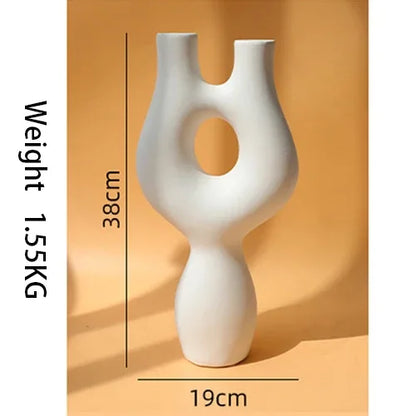 Abstract Rockery Sculpture Set – Minimalist Ceramic Form Decor for Modern Interiors - Style E
