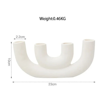 Abstract Rockery Sculpture Set – Minimalist Ceramic Form Decor for Modern Interiors - Style G