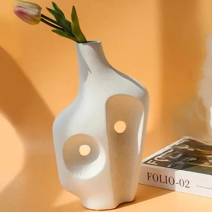 Abstract Rockery Sculpture Set – Minimalist Ceramic Form Decor for Modern Interiors - Style A