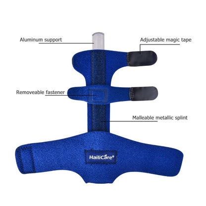 Aluminum Finger Splint Brace with Adjustable Strap – Pain Relief & Fracture Protection Support