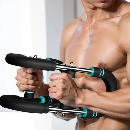 Adjustable Twister Arm Trainer 60-140lbs Chest & Forearm Power Bar - 