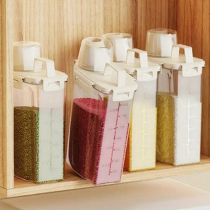 2.5L Airtight Food Storage Container Moisture-Proof Grain & Rice Box - Ninjanew